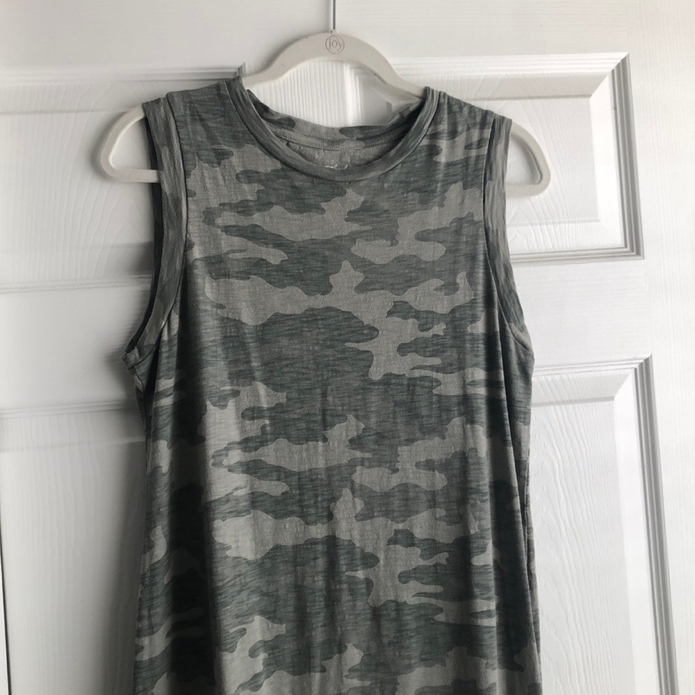 Universal Thread by Target, muscle tank midi dress, camo, size M. Never worn.
